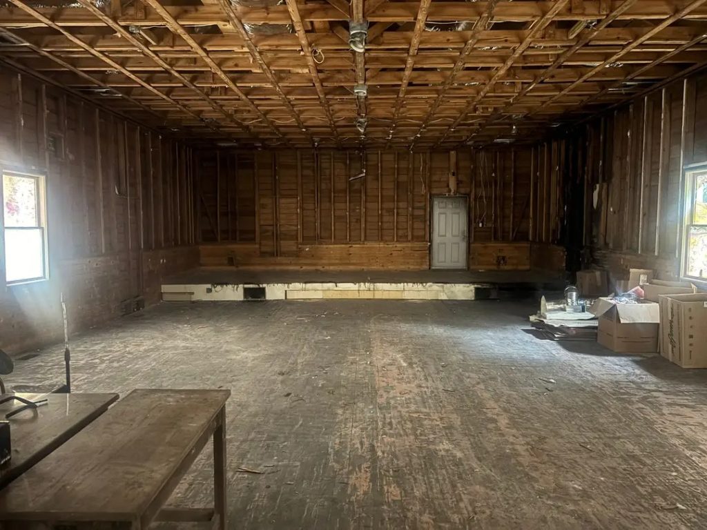 Church Renovations from Fire Restoration. Before