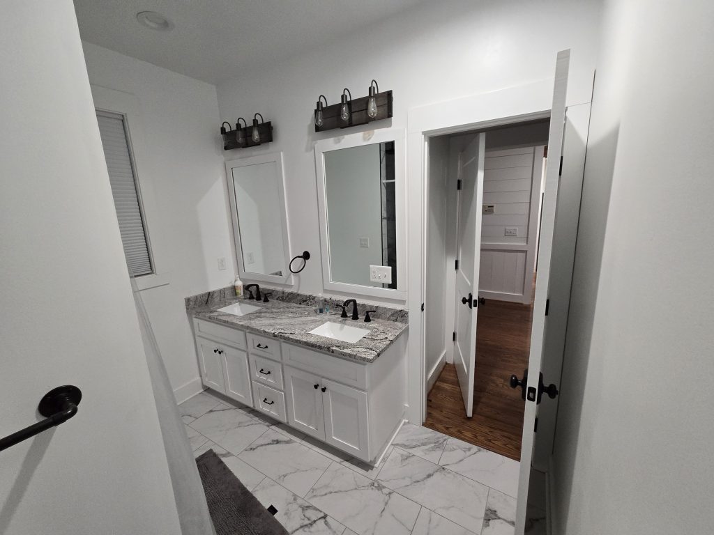 Custom Home Build Bathroom