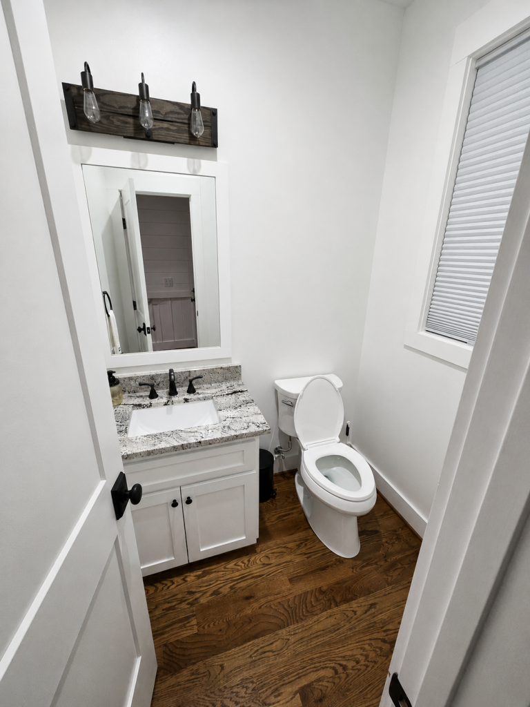 Custom Home Build Guest Bathroom
