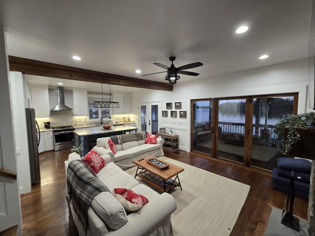 Custom Home Build Living Room