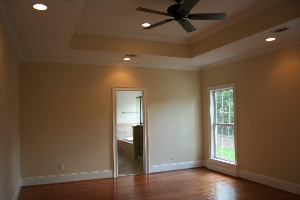 Custom Home Build Master Bedroom