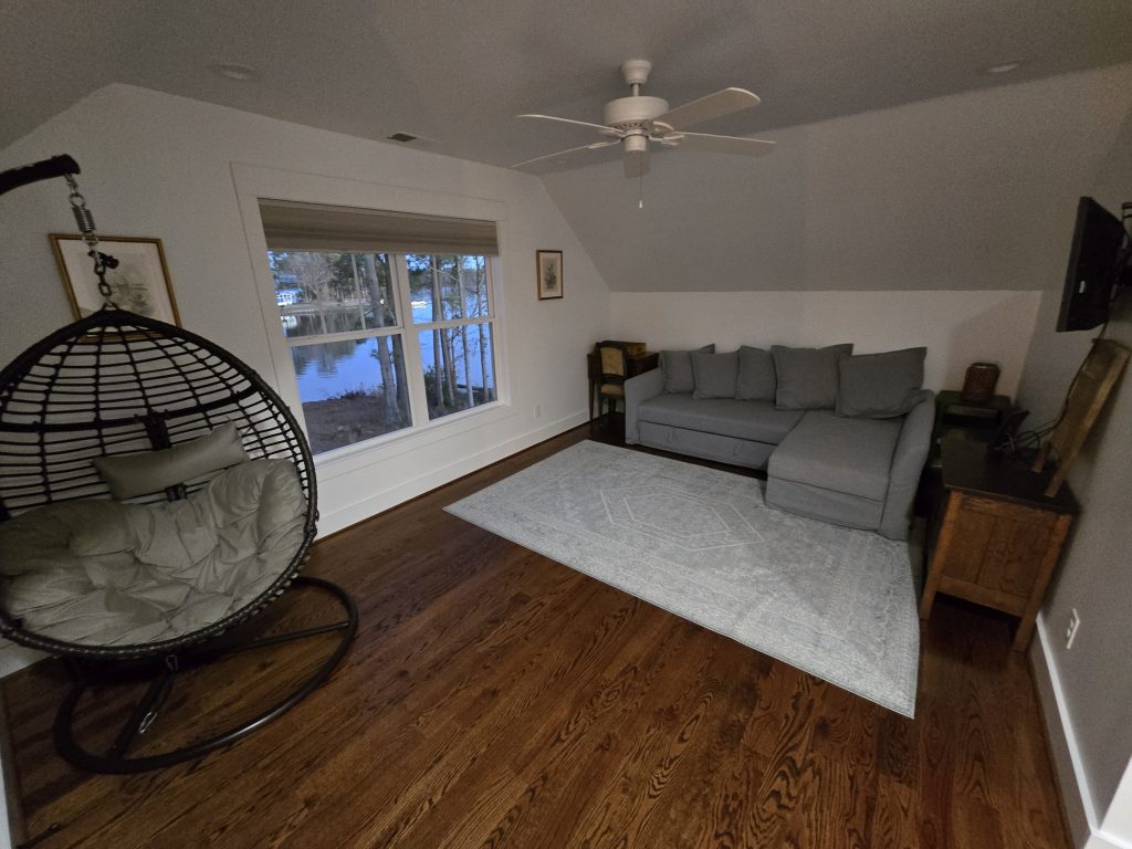 Custom Home Build Upstairs Living Room