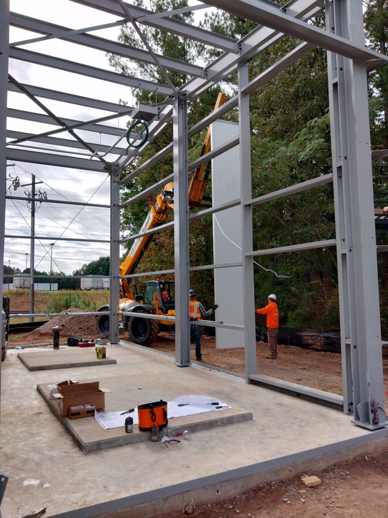 Industrial Building Expansion IMP Install